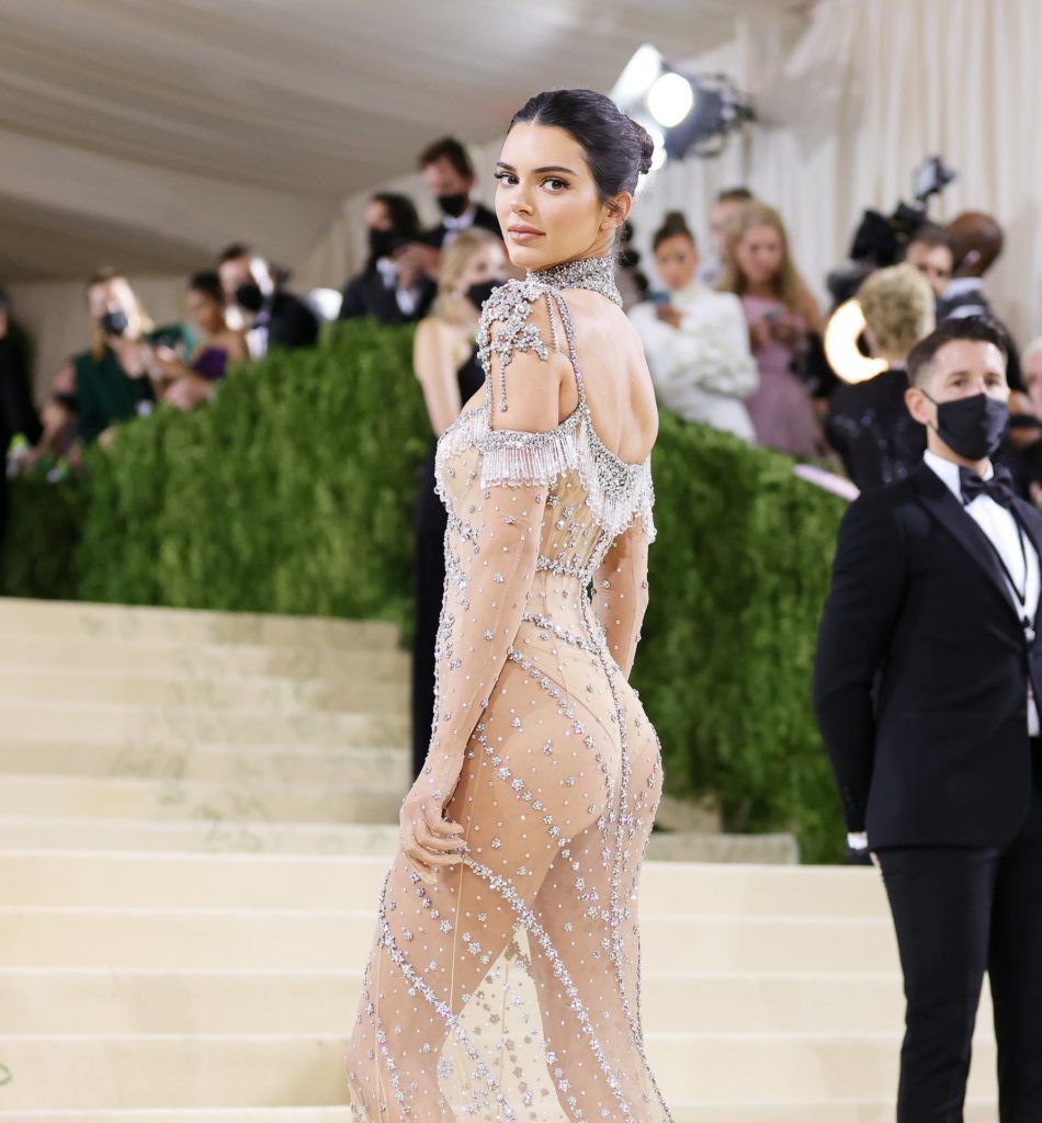 Thanks to Kendall Jenner, the naked dress trend lives on at the 2021 Met Gala