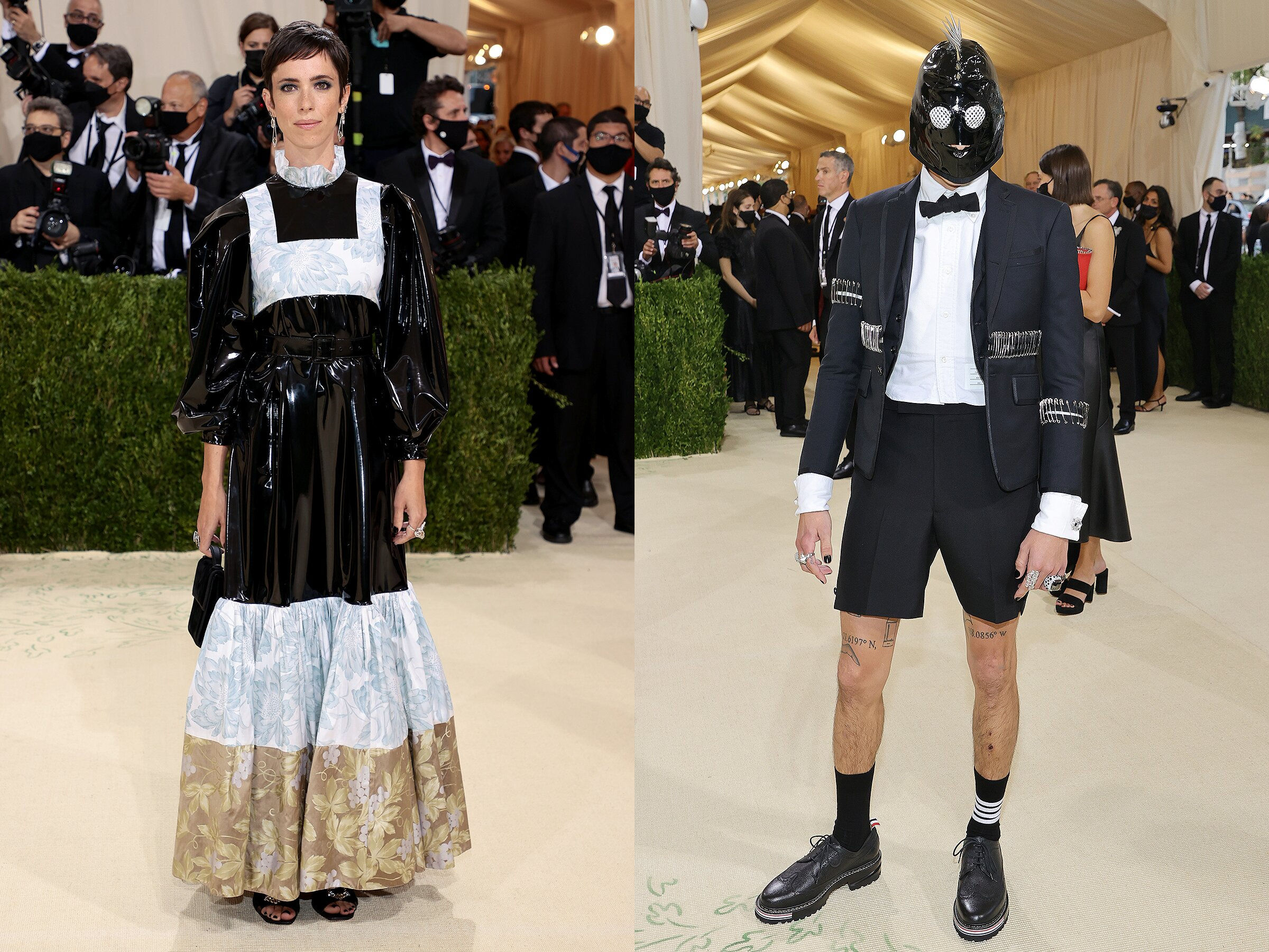 Kim Kardashian brought kink to the red carpet at the 2021 Met Gala