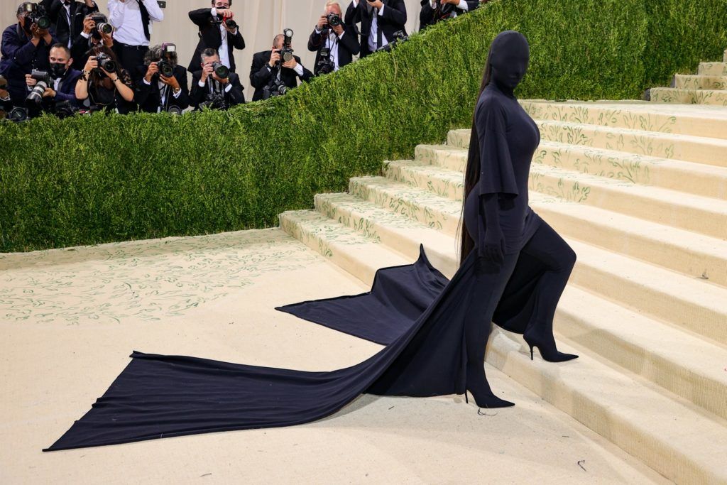 Kim Kardashian brought kink to the red carpet at the 2021 Met Gala