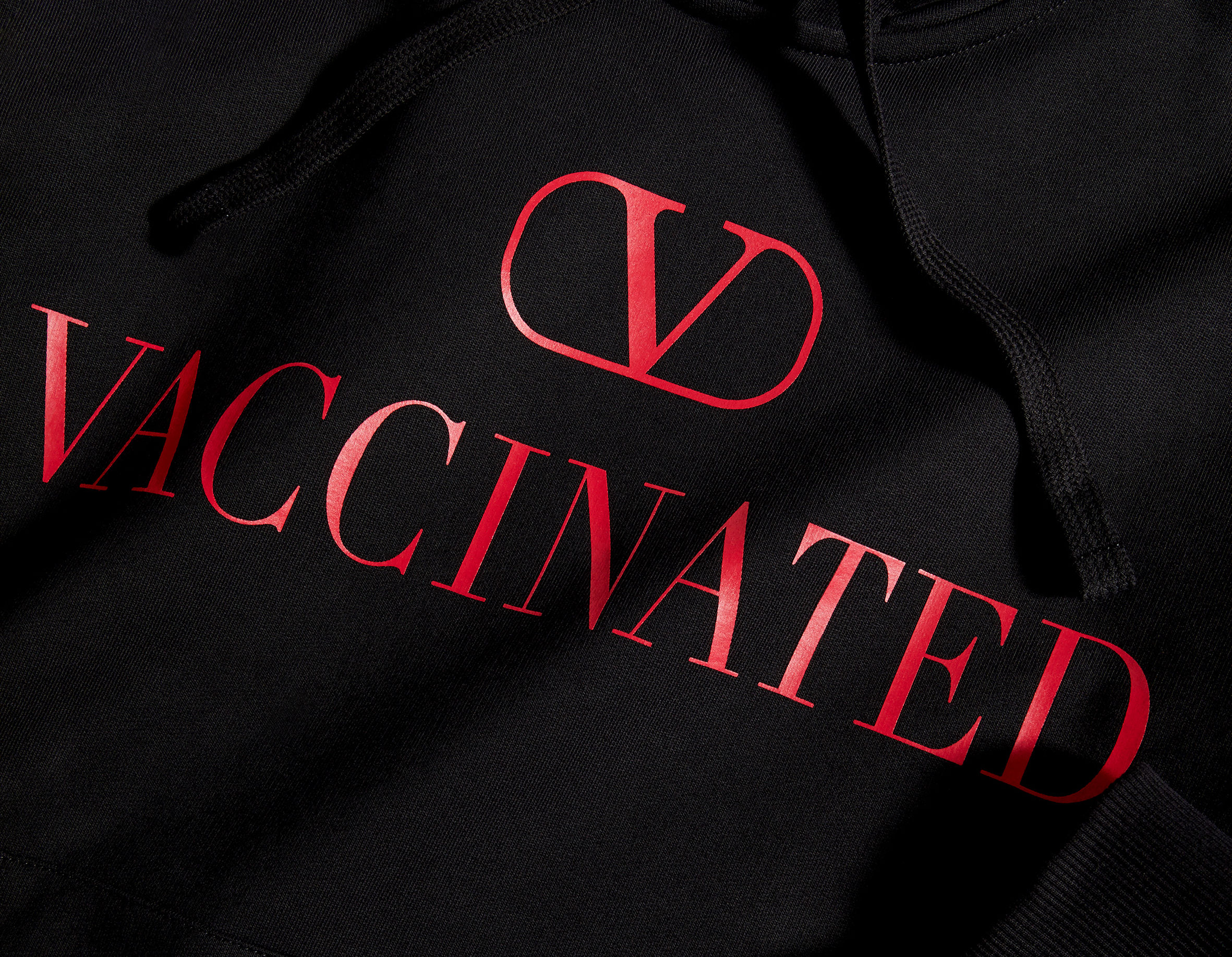 v vaccinated hoodie