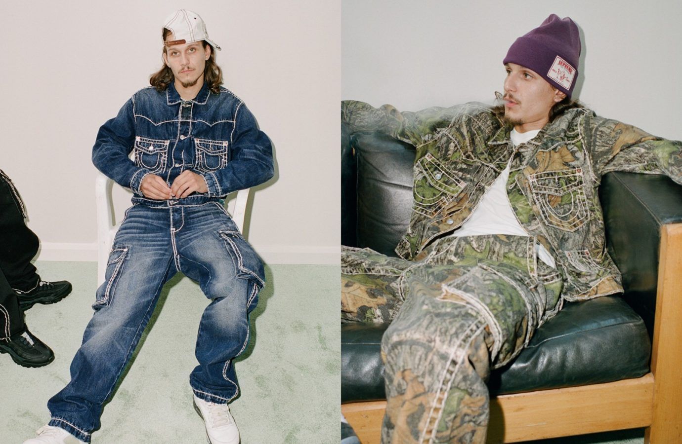 A full look at the True Religion x Supreme collab ahead of this week's drop