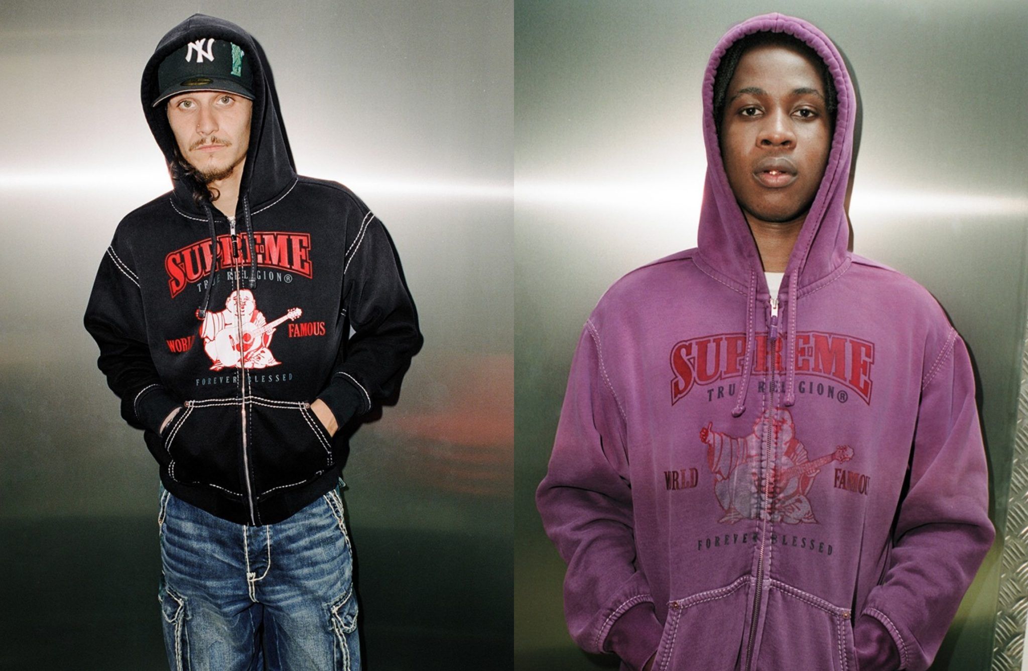 A Full Look At The True Religion X Supreme Collab Ahead Of This Weeks Drop