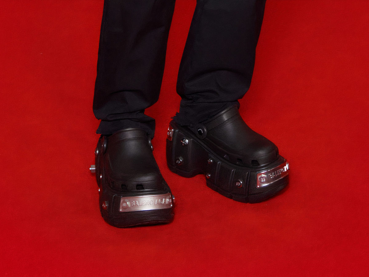 Would you wear the new Balenciaga x Crocs platform shoes?