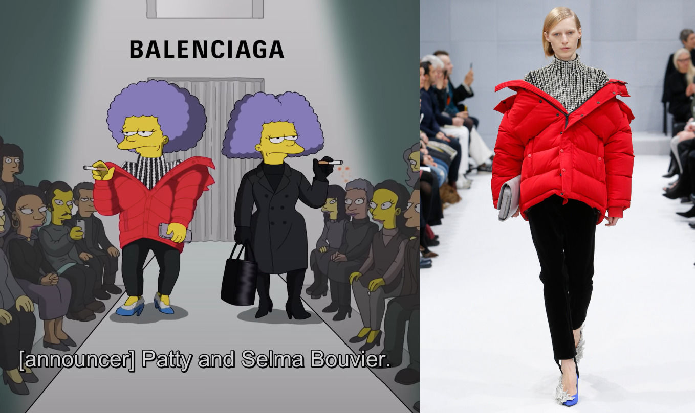 Balenciaga Brings The Simpsons to Fashion Week — Balenciaga Summer