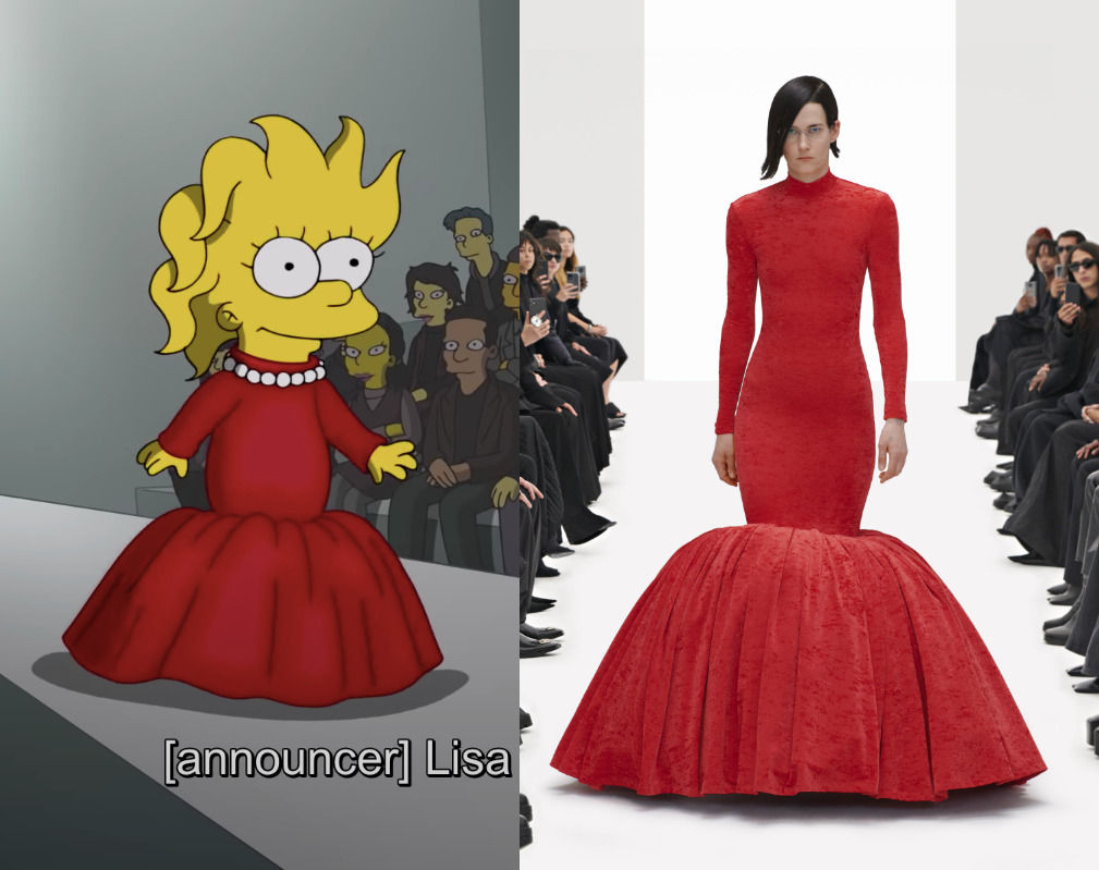 Balenciaga Made an Episode of 'The Simpsons' for Its Summer 2022