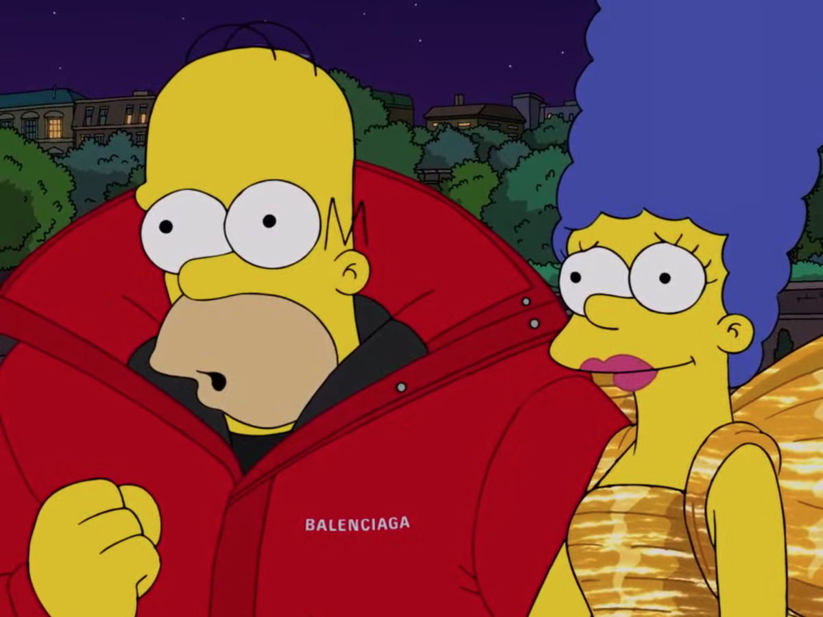 Balenciaga x The Simpsons: see the real looks worn in the special episode