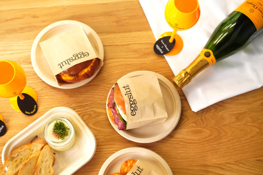 What to expect from the Eggslut x Veuve Clicquot collab (+ exclusive giveaway details)