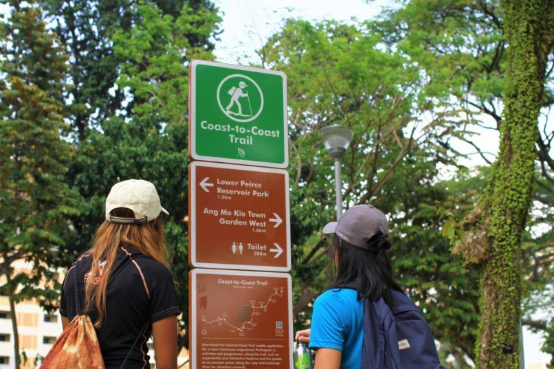 hiking trails Singapore food