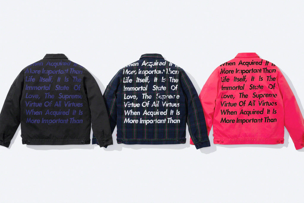 Junya Watanabe revisits his own archives for Supreme collaboration