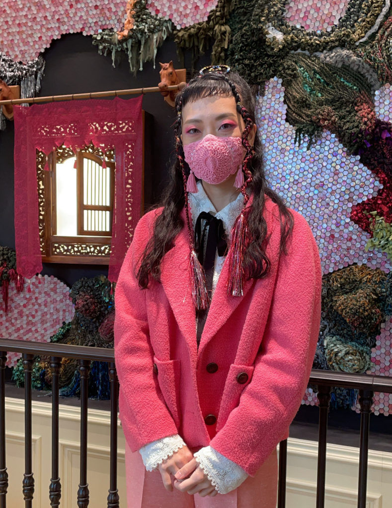 Why Gucci’s crochet art wall by Kelly Limerick deserves a closer look