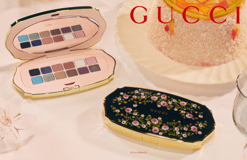 Gucci Palette Beauté Des Yeux, Floral Case Eyeshadow Limited