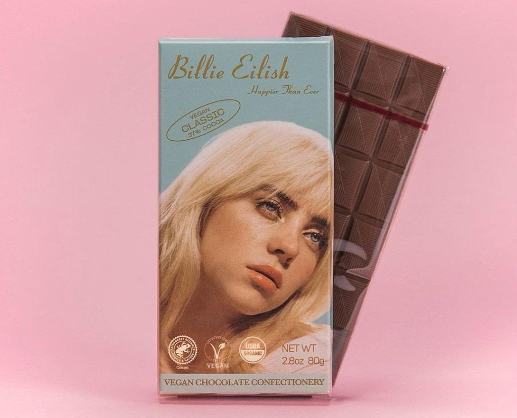 Billie Eilish’s vegan chocolate bar might make you “Happier than Ever”