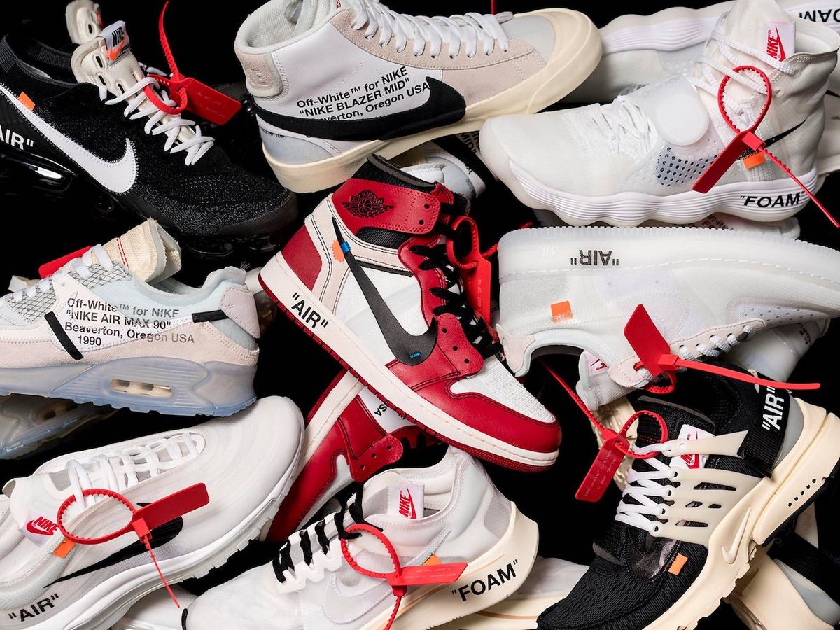 A Virgil Abloh-created sneaker exhibit opens in New York