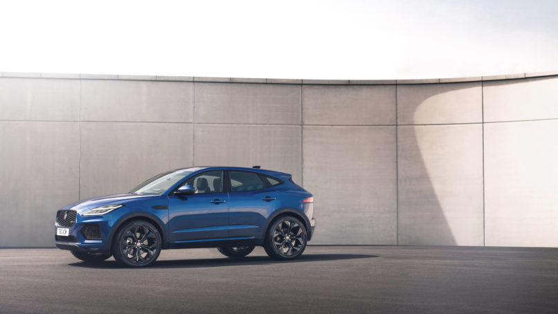 Jaguar Unveils New E-Pace SUV, 'Rolls' Into the World Record Books