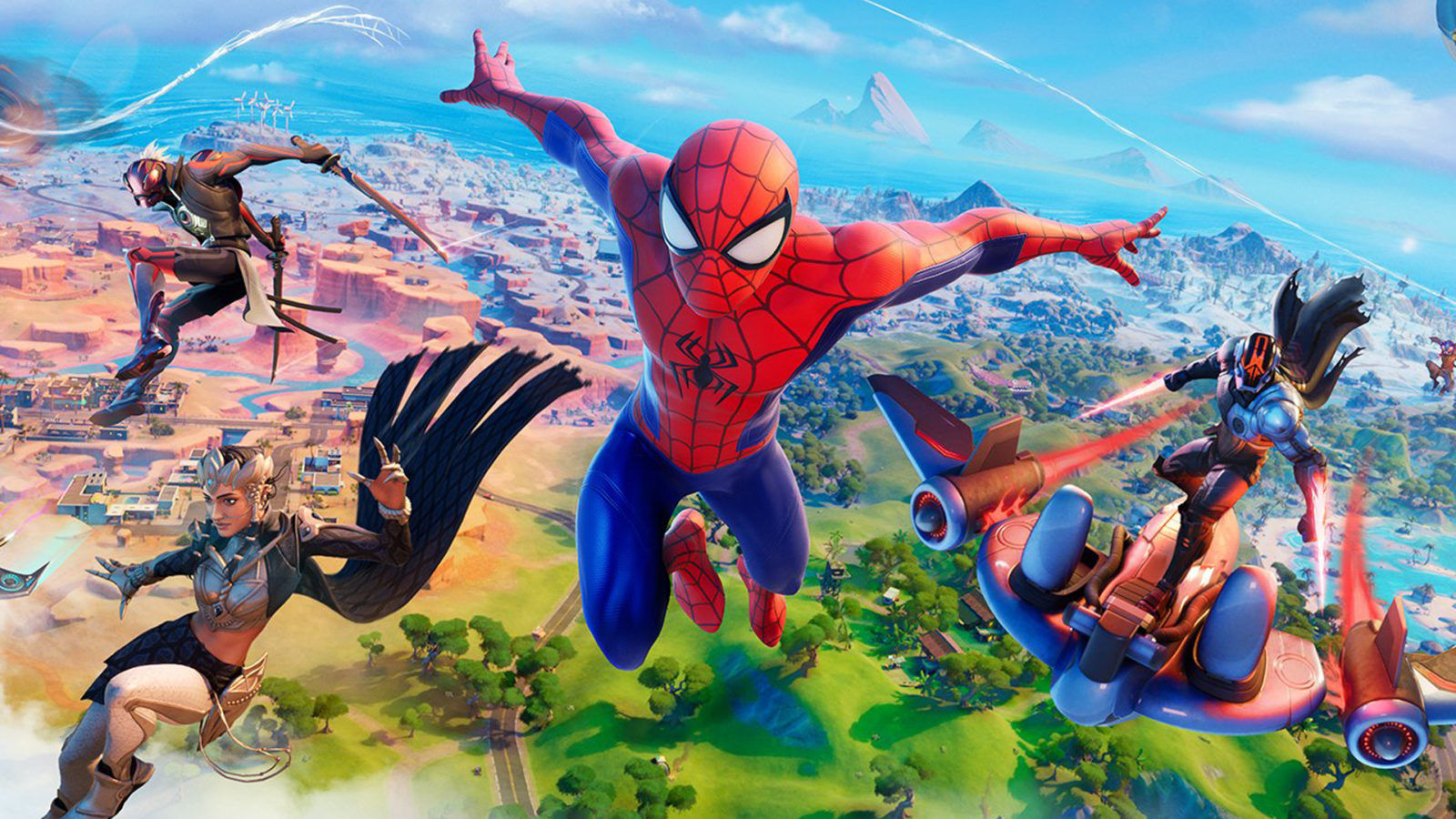 Fortnite Chapter 3: The Rock and Spider-Man join a new island