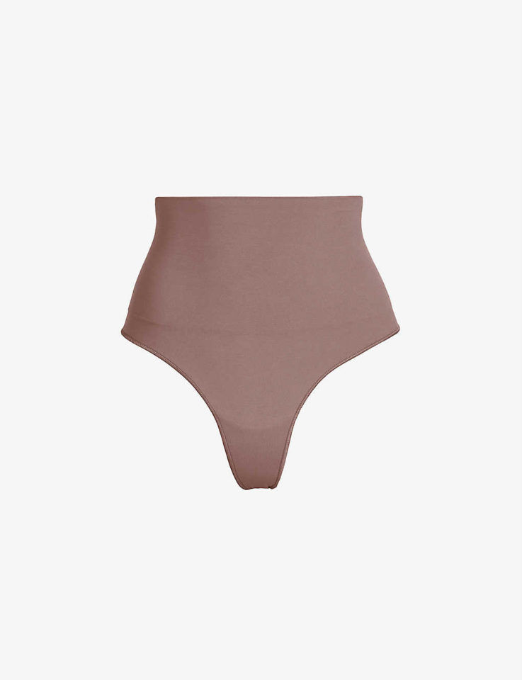 Core Control high-rise stretch-woven thong