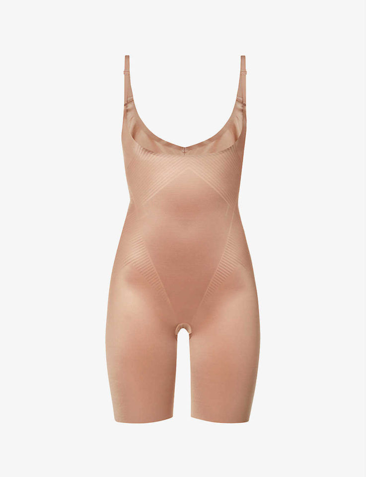 Thinstincts® 2.0 open-bust stretch-woven body