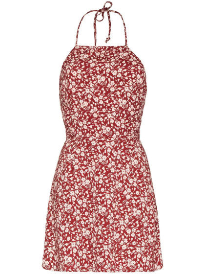 Tasha Floral Mini Strappy Dress