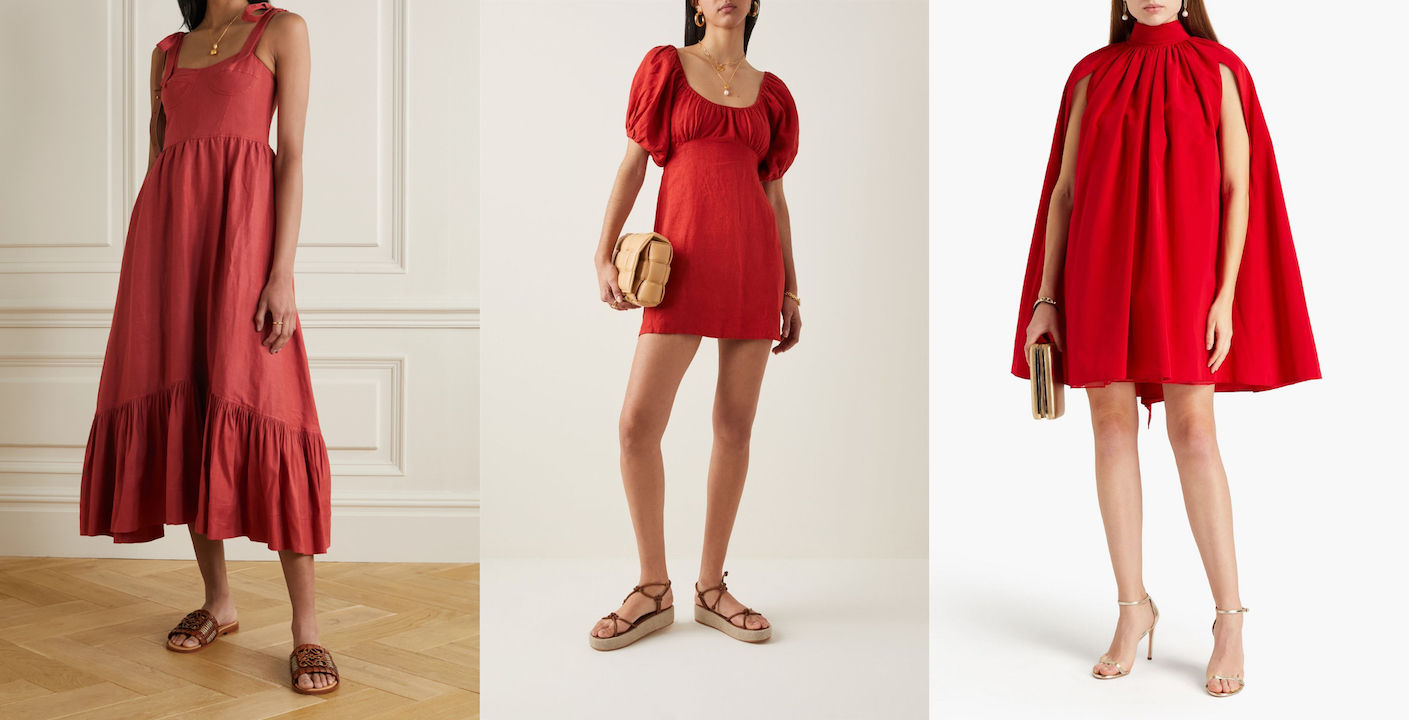 7 stylish red dresses that will impress this Chinese New Year