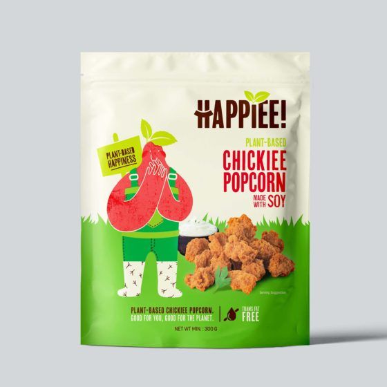 HAPPIEE! Plant-Based Chickiee Popcorn