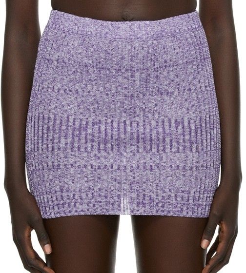 Purple tube miniskirt