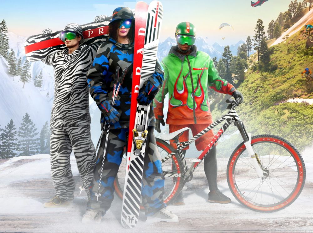 Riders Republic just got a lot more stylish thanks to Prada Linea Rossa