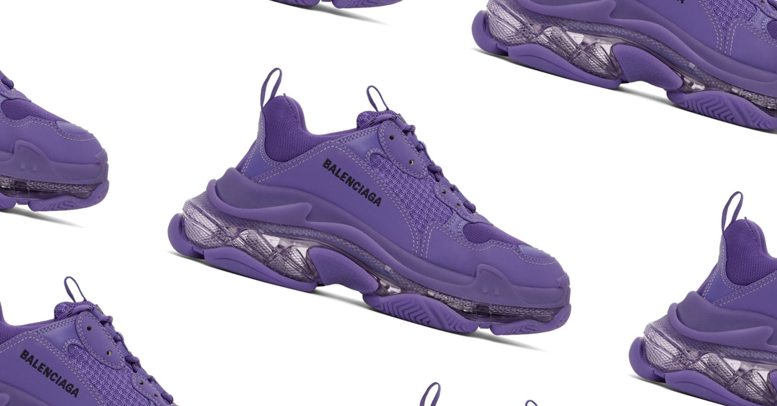 Balenciaga Purple Track Sneakers Balenciaga