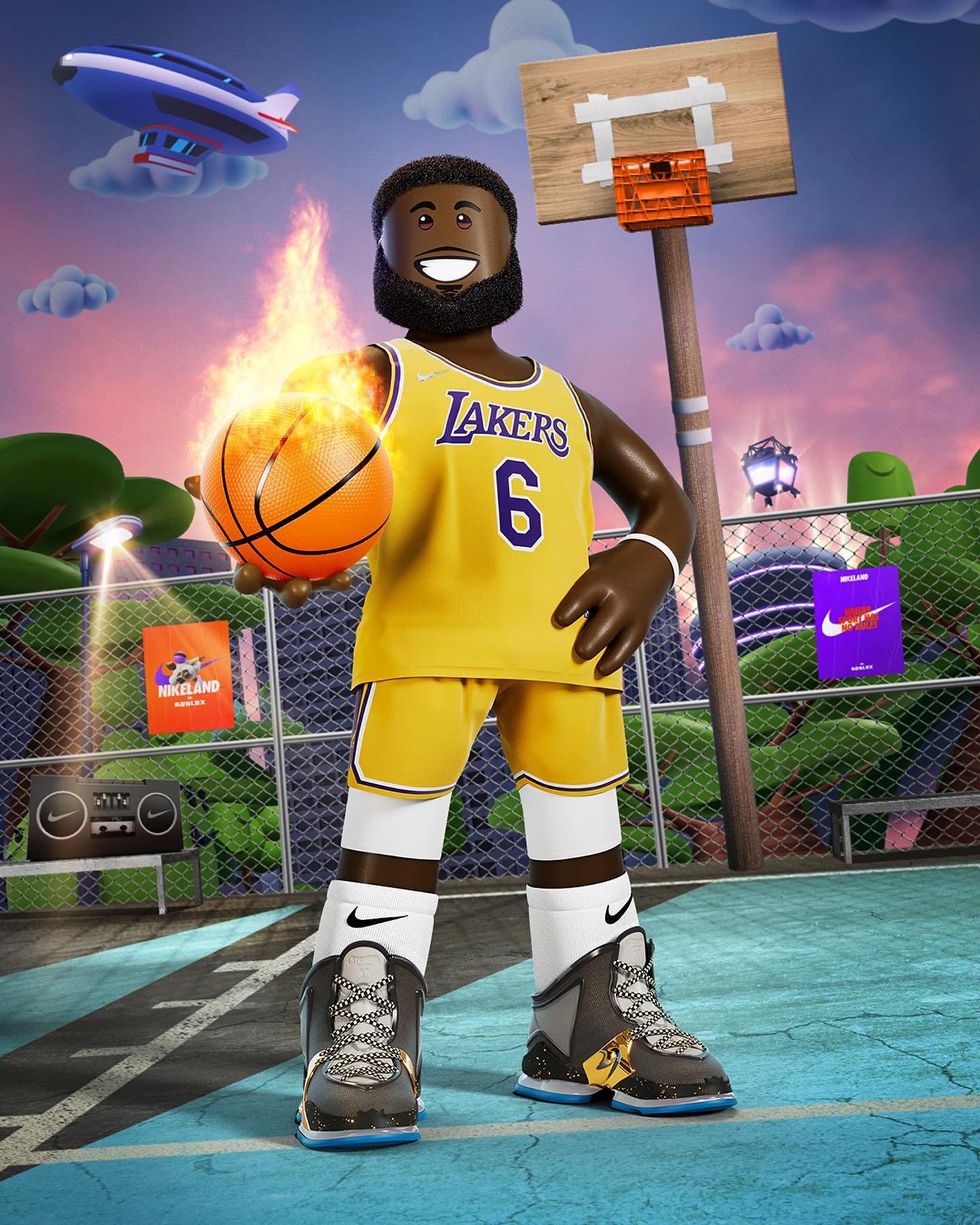 Nike Gets LeBron James To Impart Basketball Lessons In Roblox