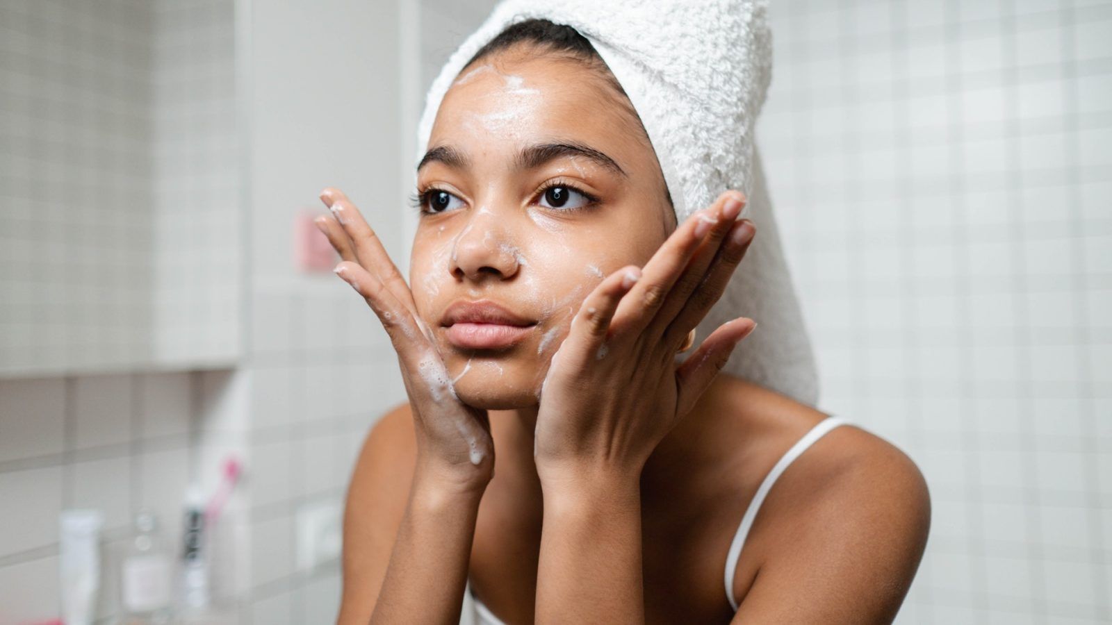 Swap out your face wash for these gentle milk cleansers instead