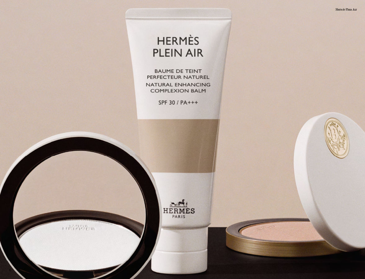 Hermès’ Plein Air collection debuts with sunscreen, finishing powders and silk blotting paper