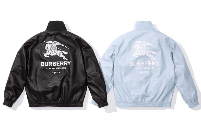 Burberry x supreme outlet junior