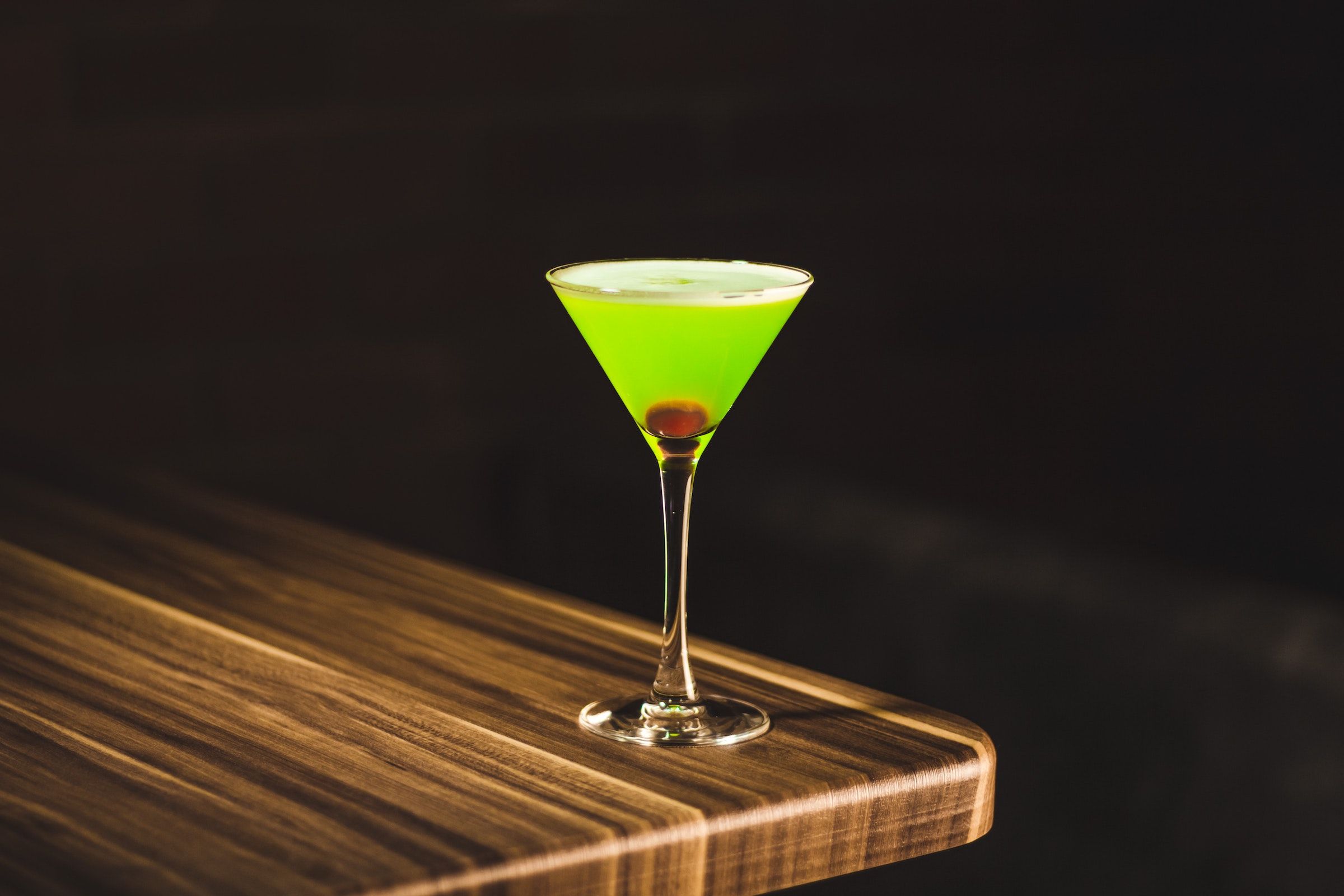 Коктейль зеленая миля. Midori Sour Cocktail.