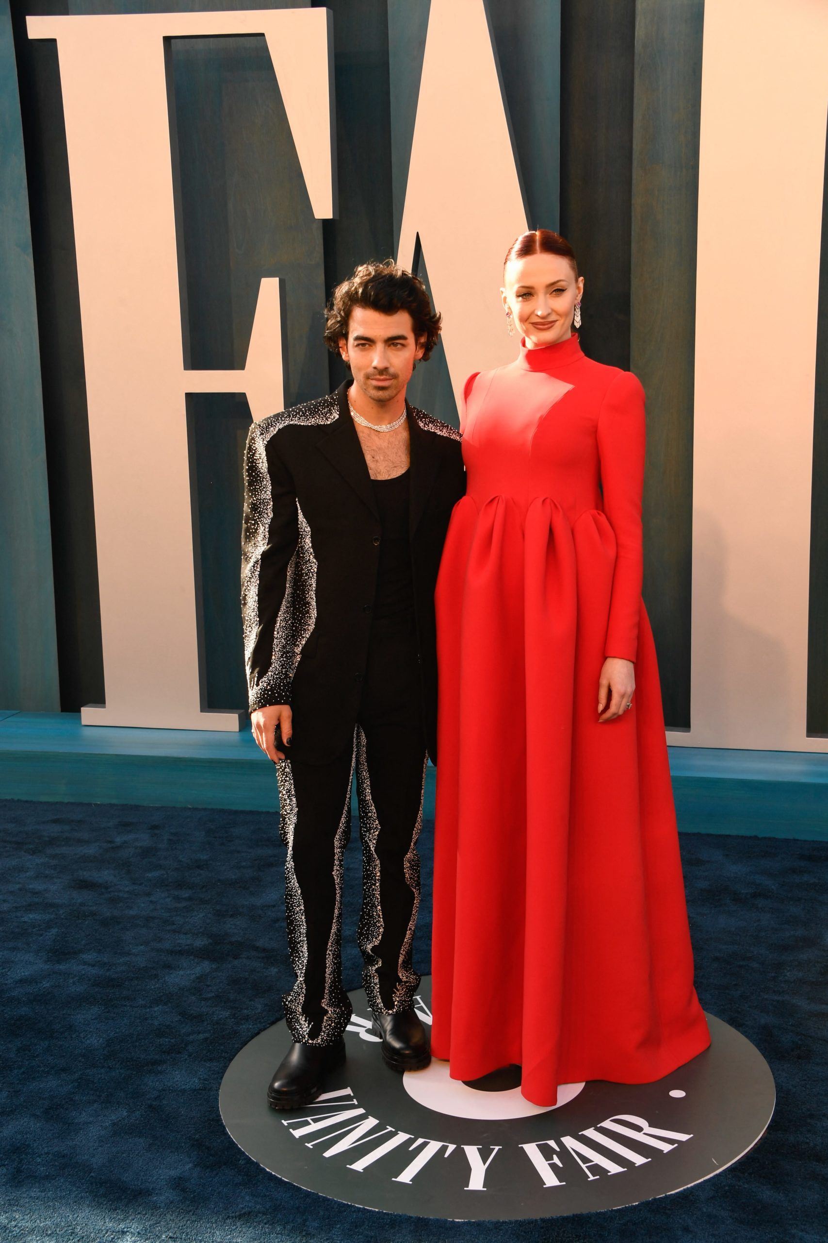 Joe Jonas and Sophie Turner at 2022 'Vanity Fair' Oscar party