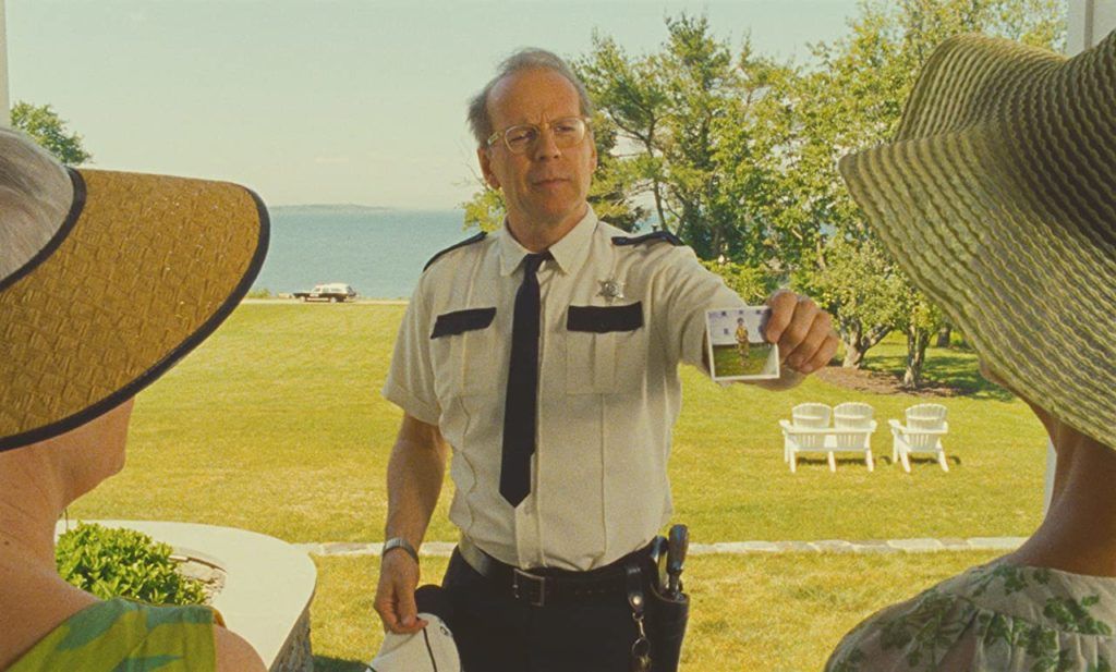 Bruce Willis in Moonrise Kingdom