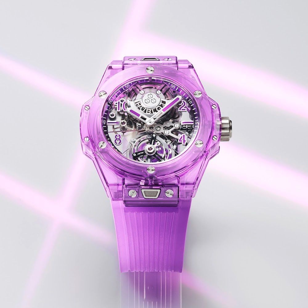 Hublot brings back the ’90s with this translucent purple Big Bang