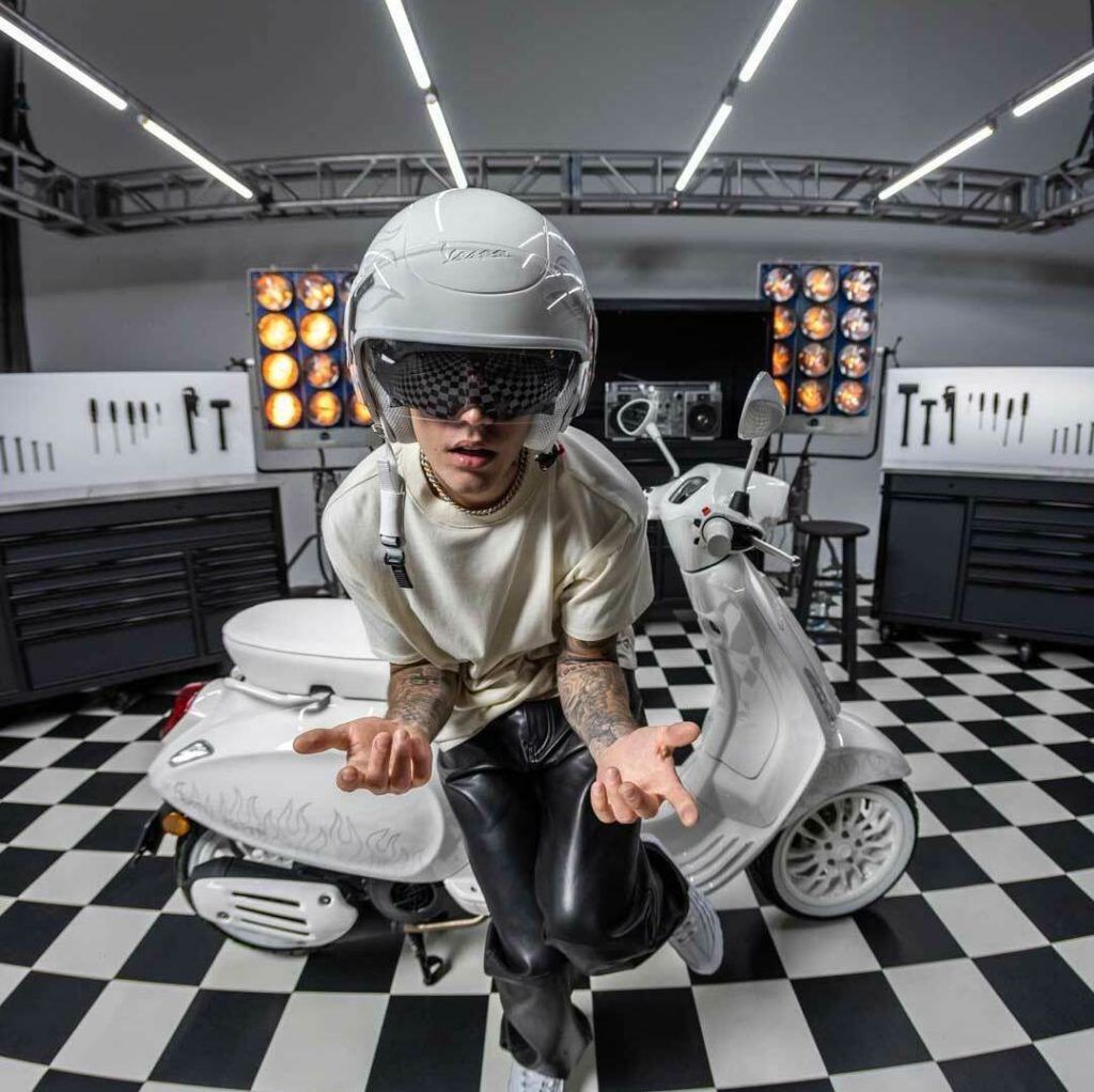 Justin Bieber just dropped a limited edition scooter with Vespa