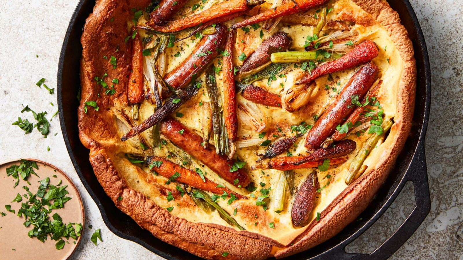 This springy toad in the hole is the ultimate one-pan brunch
