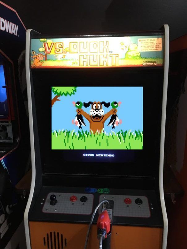 duck hunt arcade cabinet