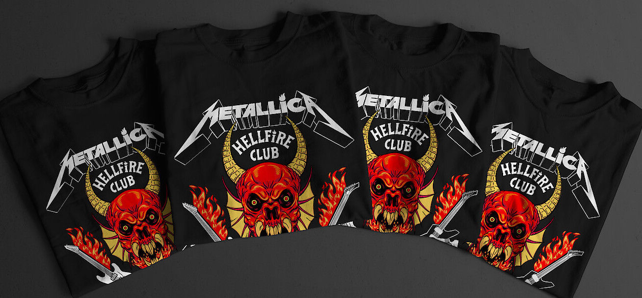 Metallica and ‘Stranger Things’ team up for Hellfire Club merch