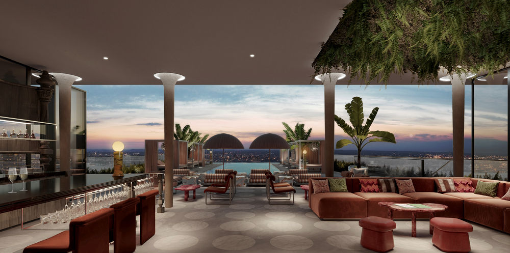Rooftop of Mondrian