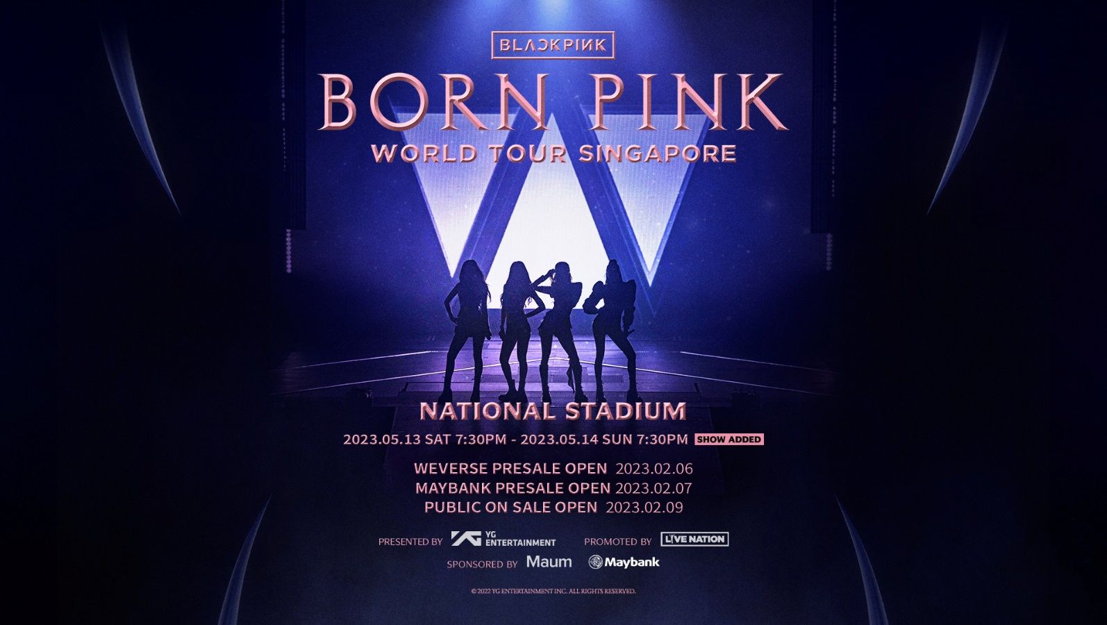 BLACKPINK adds second show in SG for their 'Born Pink' Asia tour