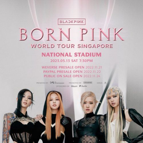 BLACKPINK adds second show in SG for their &#8216;Born Pink&#8217; Asia tour