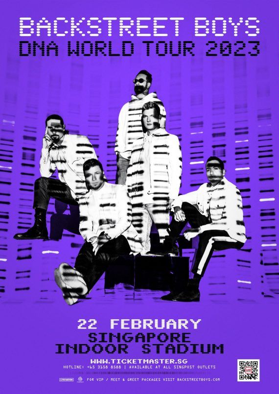 Backstreet Boys to perform live in Singapore with DNA World Tour 2023