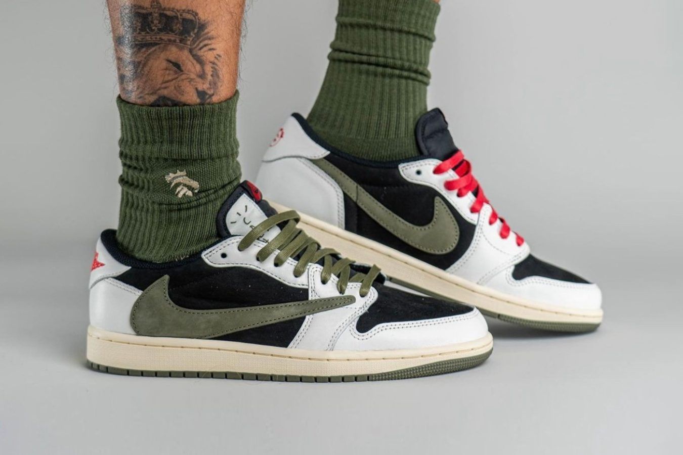 Travis Scott x Air Jordan 1 Low Olive will release in March 2023