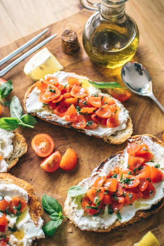 olive oil benefits recipes bruschetta