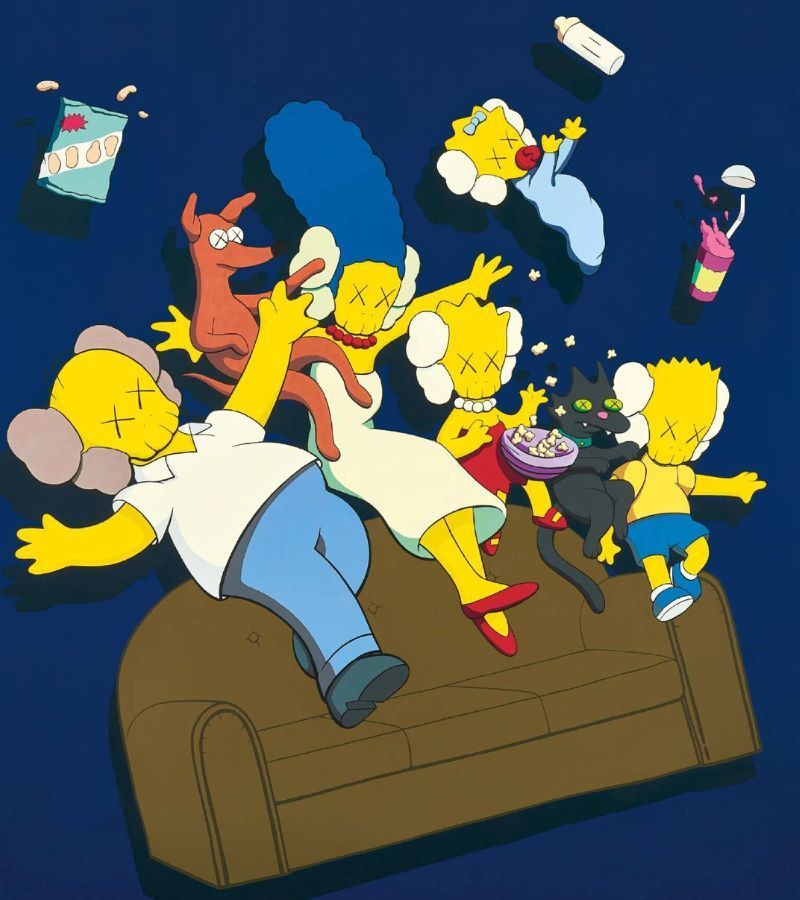 expensive KAWS auction