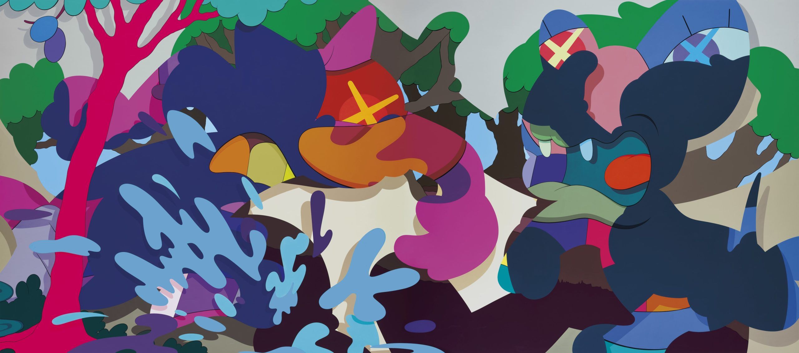 expensive KAWS auction