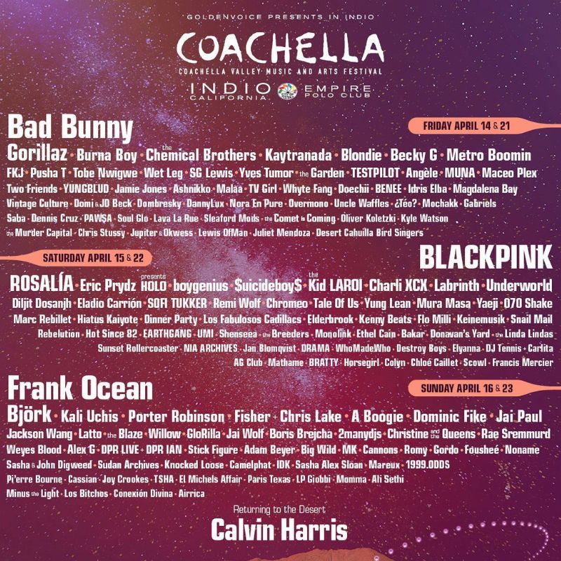 Coachella 2023 Line-Up: Blackpink Is The First K-Pop Band To Headline