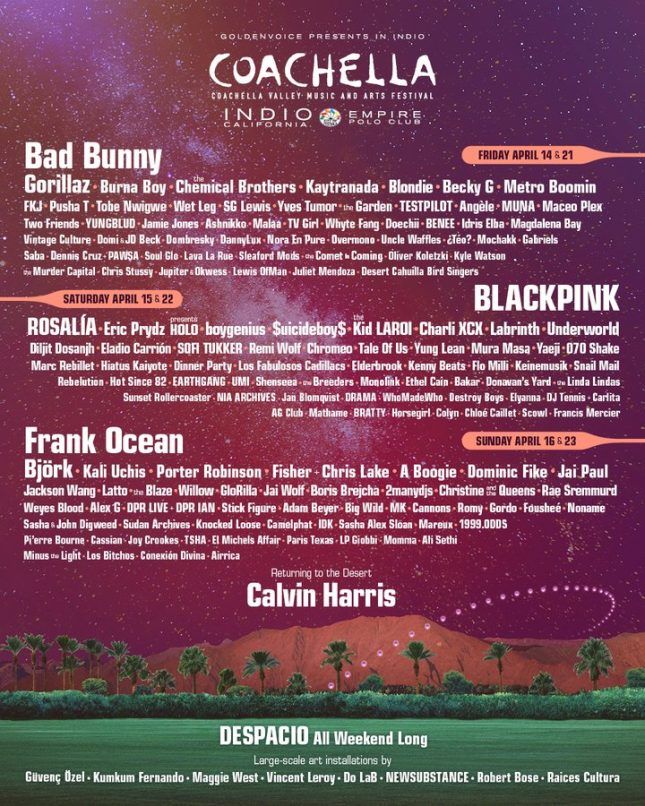 Coachella 2023 lineup BLACKPINK is the first Kpop band to headline
