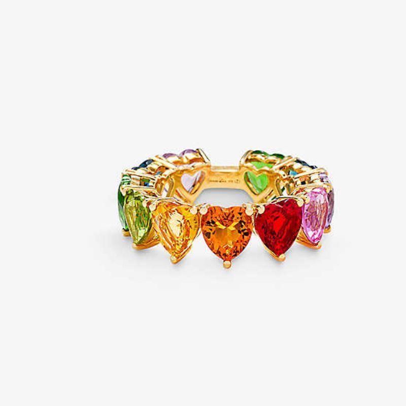 Yvonne Leon Peridot and Topaz Ring